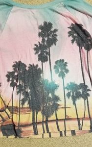 Juniors SO beach scene casual long sleeve